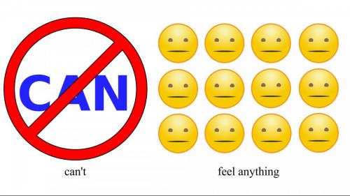 004 can't feel anything